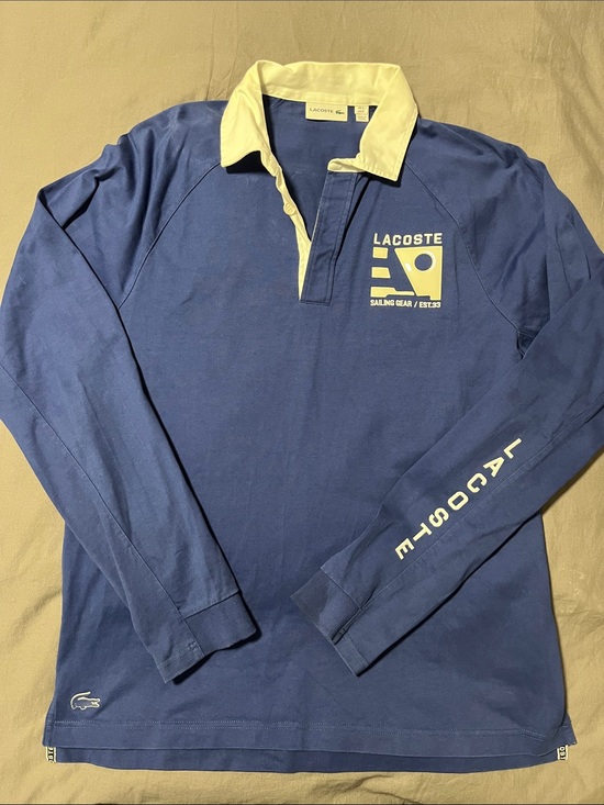 Lacoste Other - Blue and White Lacoste Sailing Gear Style Polo 🐊⛵️